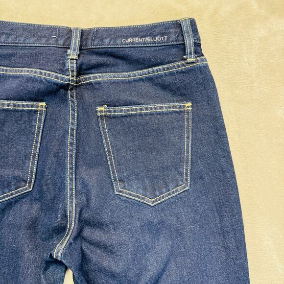 Current/Elliott Jeans Women 26 Dark Wash Blue Denim The Borderline Skinny 26" HR - Picture 8 of 12